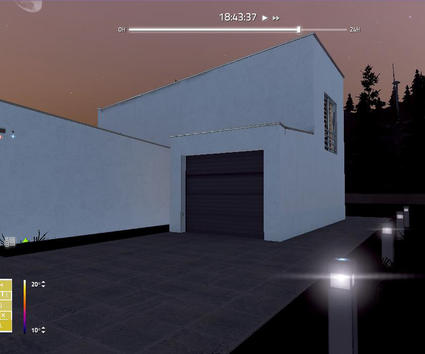 HOME I/O- Controlling Lights Using Brightness Sensor