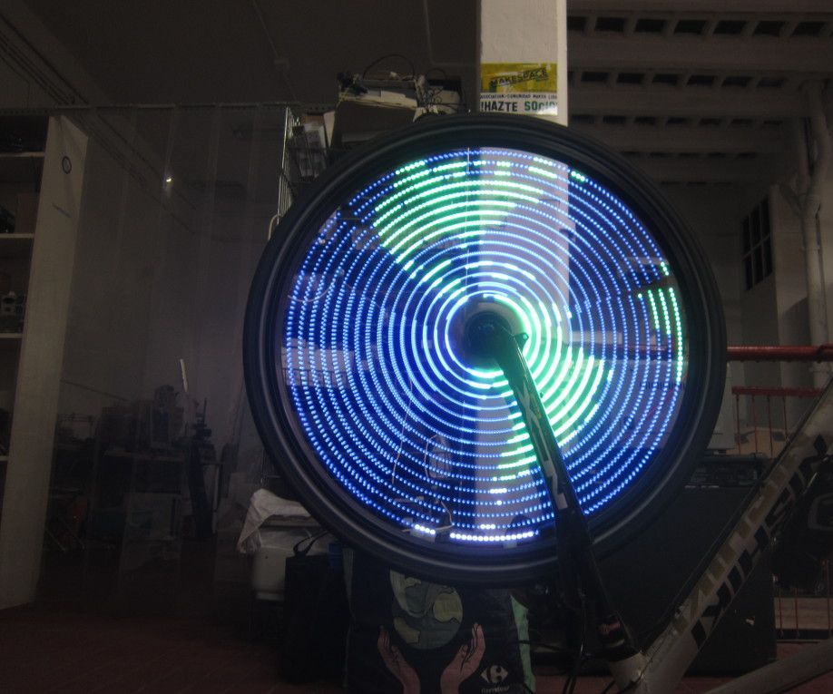 Bike Wheel WS2811 LED Effects With Arduino