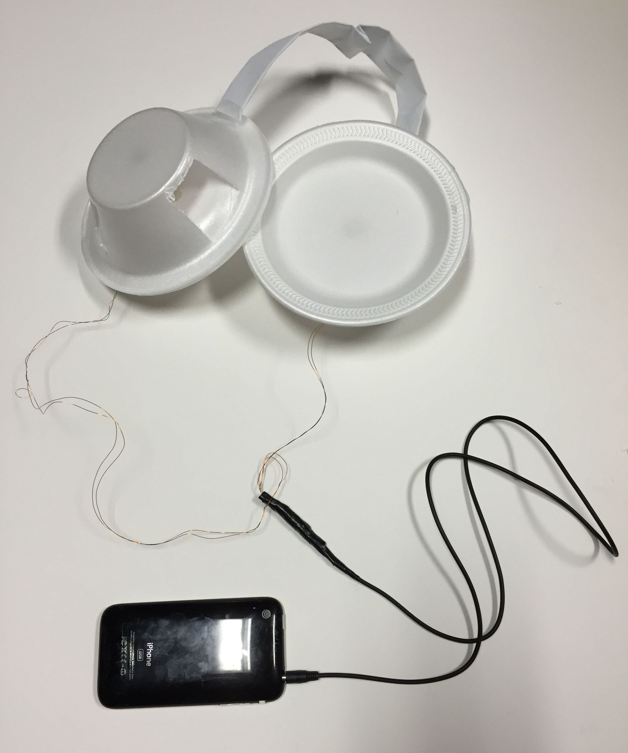 Styrofoam Headphones - Nice Sound, Easy to Make