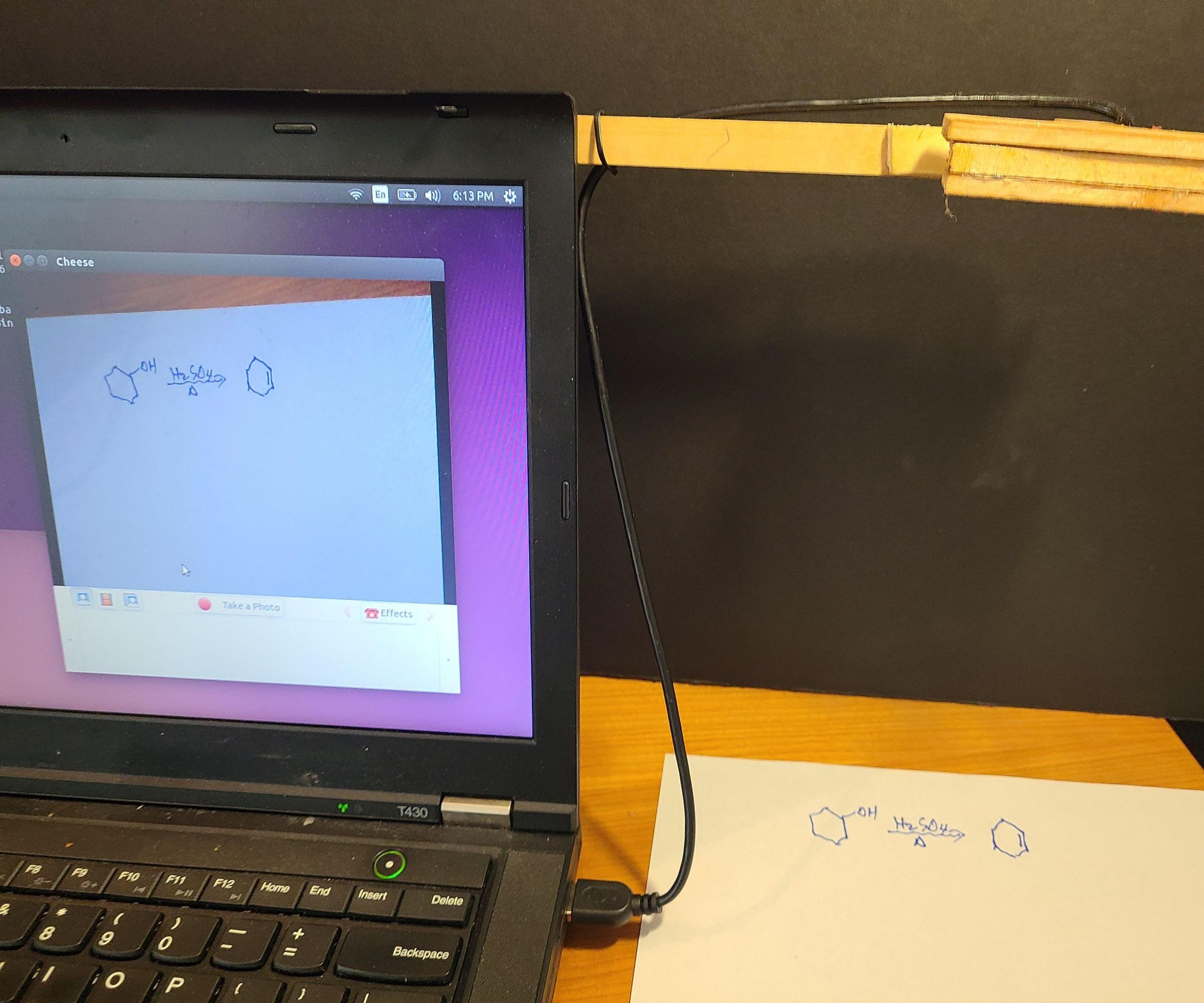 $5 Laptop Document Camera for Video Conferencing