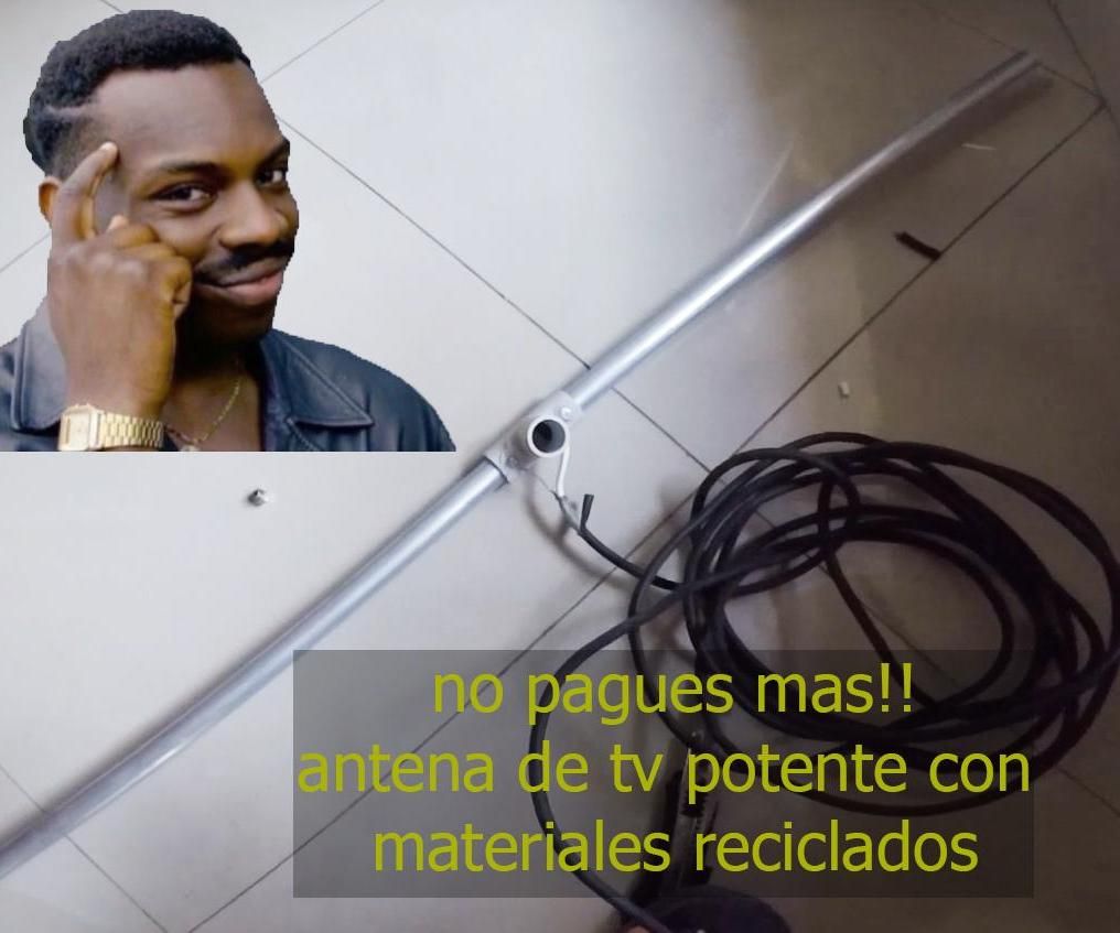 Como Hacer Una Antena De Tv (aerial Tv Antenna)