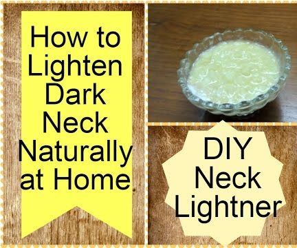 DIY How to Lighten Dark Neck Naturally at Home I Home Remedies 