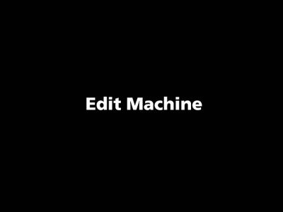 TOOLING CLOUD: Edit Machine
