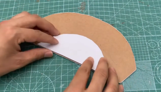 Making the Cuttings for the Card Holder