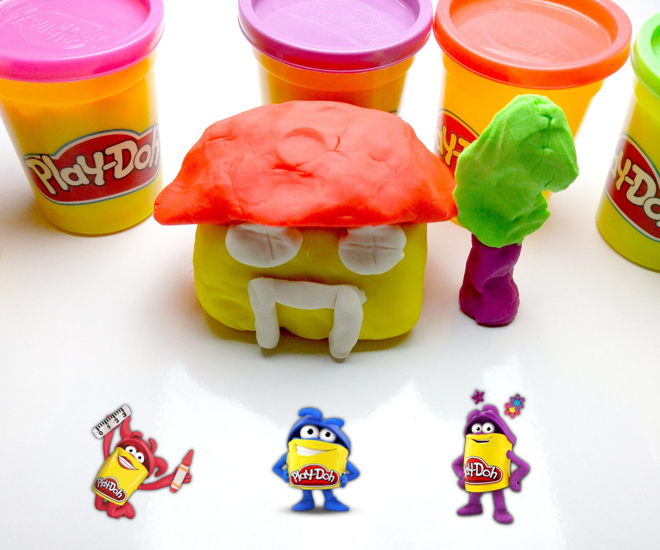 ►How to Make PLAY DOH HOUSE (very Easy) ◄