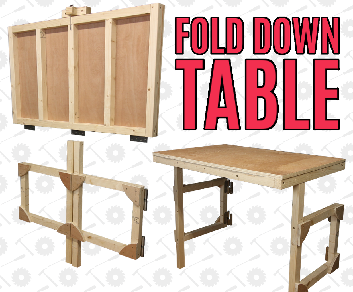 Diy drop down top table
