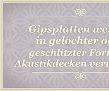 Trockenbauplatten