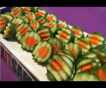 Carrot Inside a Cucumber - Kitchen Hack