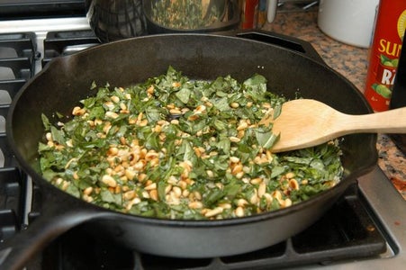 Add Rough Chopped Basil