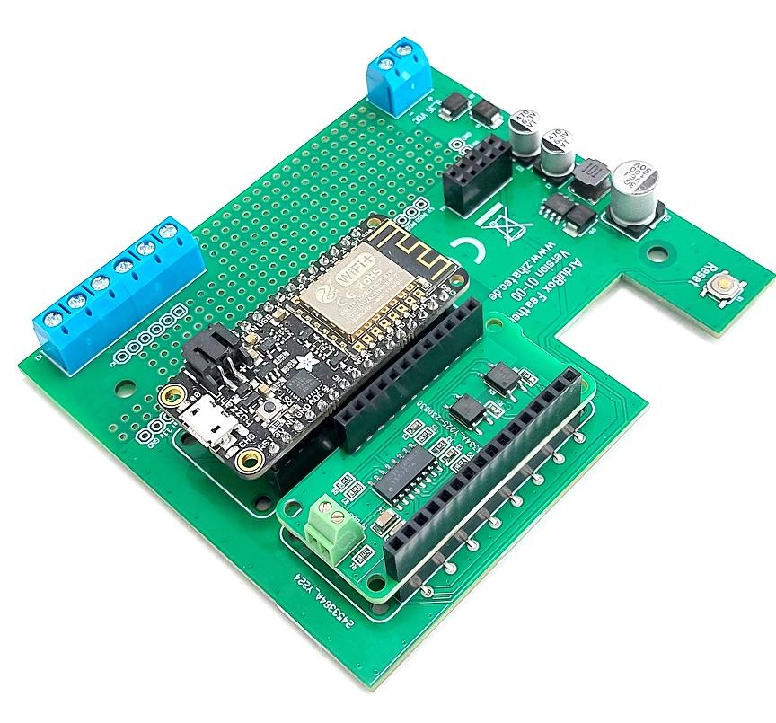 How to Mount Projects With Feather-shaped Microcontroller Boards in a ...