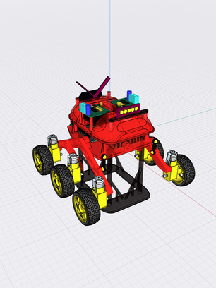 Mars Rover 6WD
