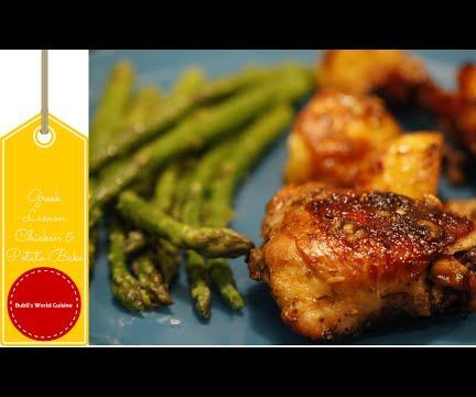 Greek Lemon Chicken & Potato Bake