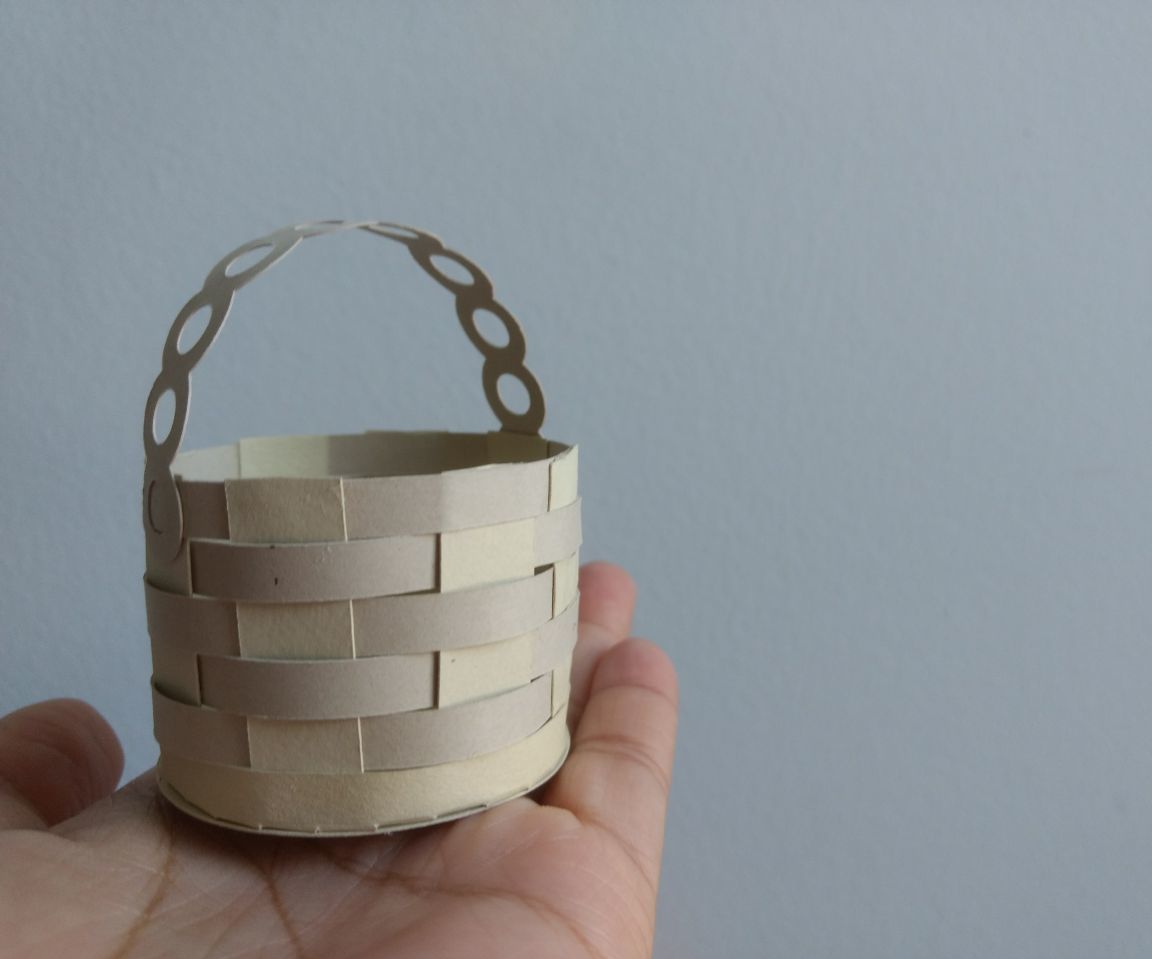 Paper Weaved Basket