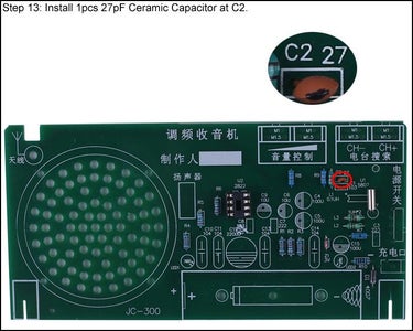1pcs 27pF Ceramic Capacitor