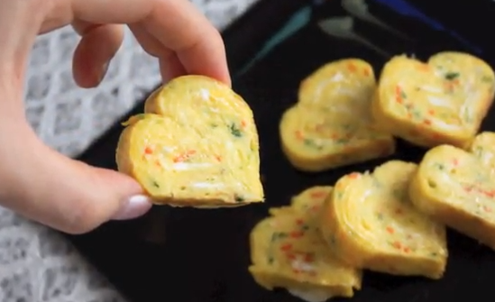 Heart Shaped Fried Egg