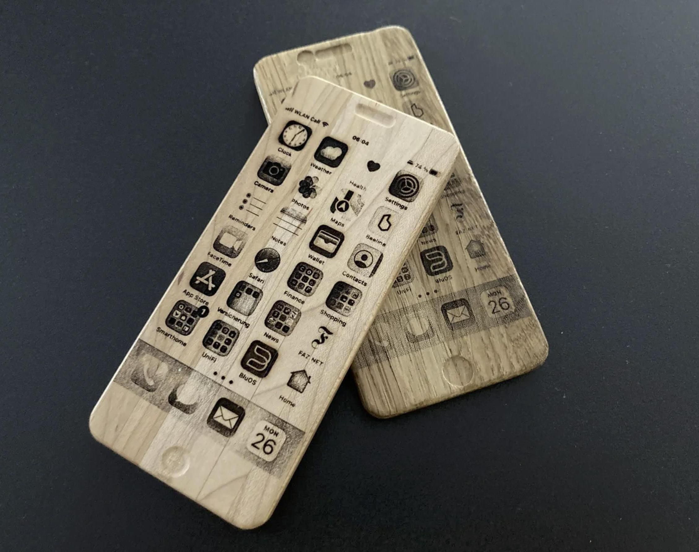 📱 Scrappy IPhone: Craft a Wooden Toy Phone From Parquet Strips