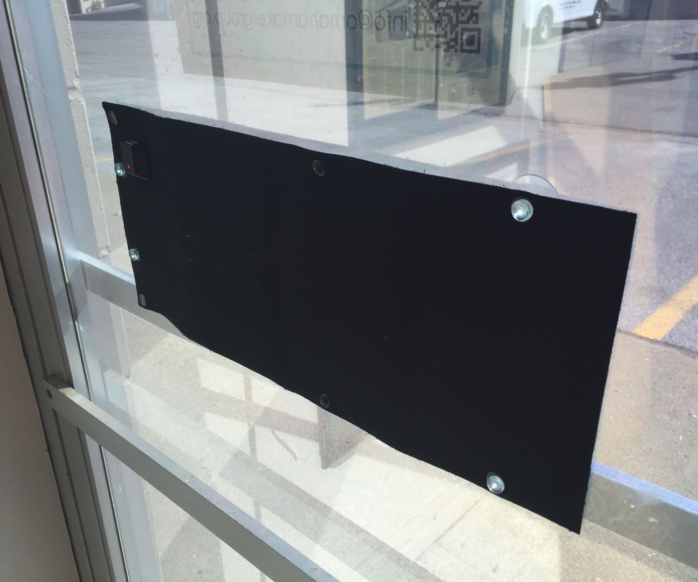 Window Mount a Brown Dog Solar Panel