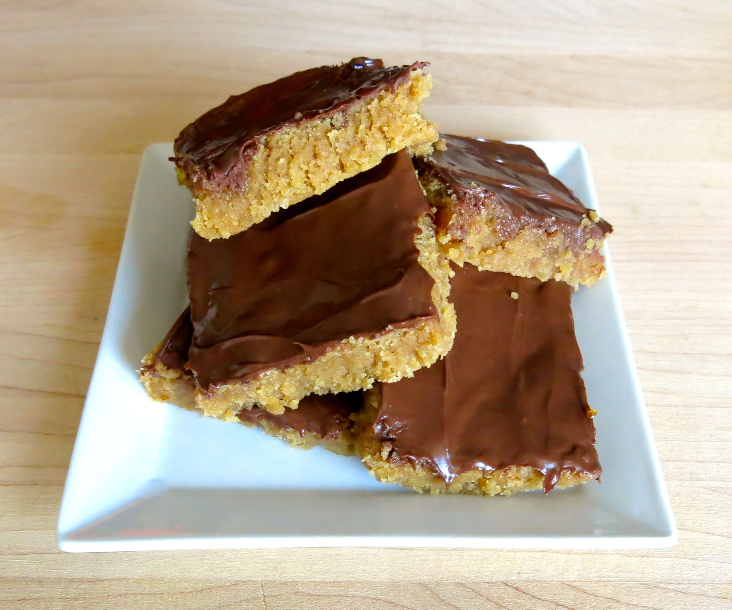 Chocolate Covered Peanut Butter Honey Bars
