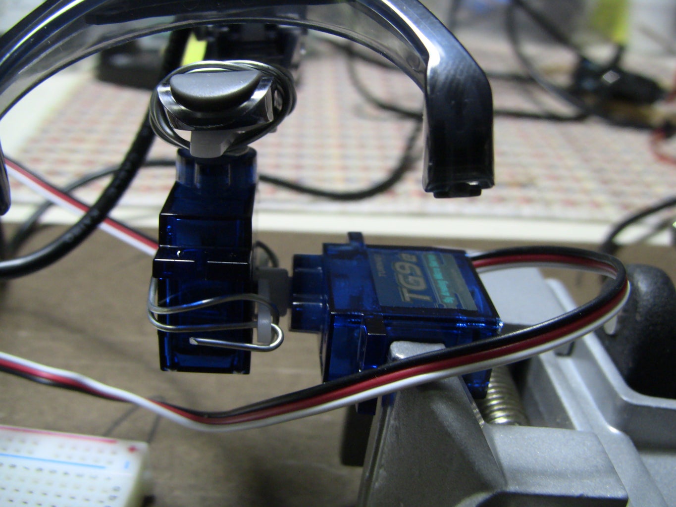 Attach Servos and Camera