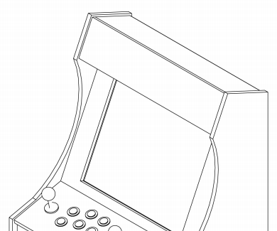 PC Powered Bartop Arcade Machine Running LaunchBox