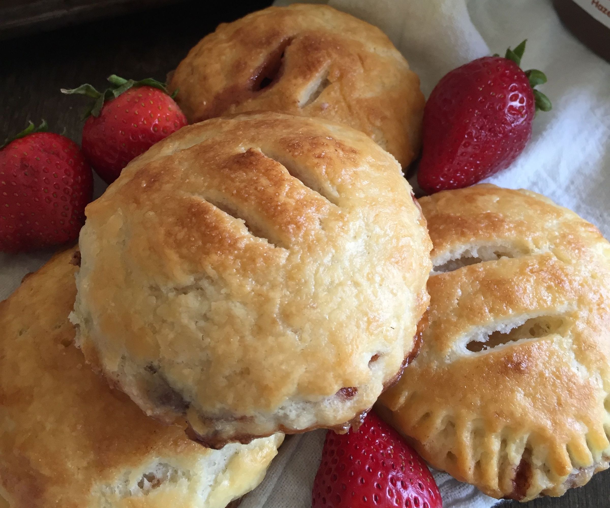 Strawberry Nutella Hand Pies (gf)