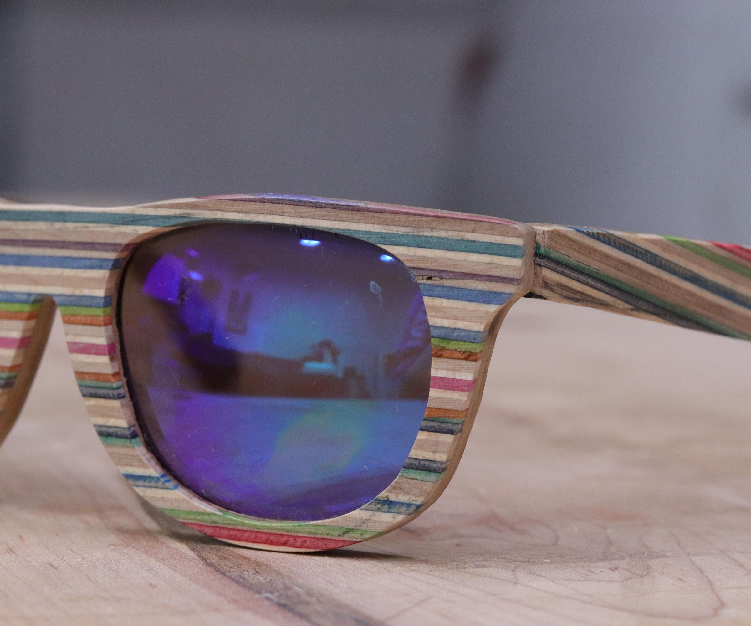 Wooden Veneer Sunglasses