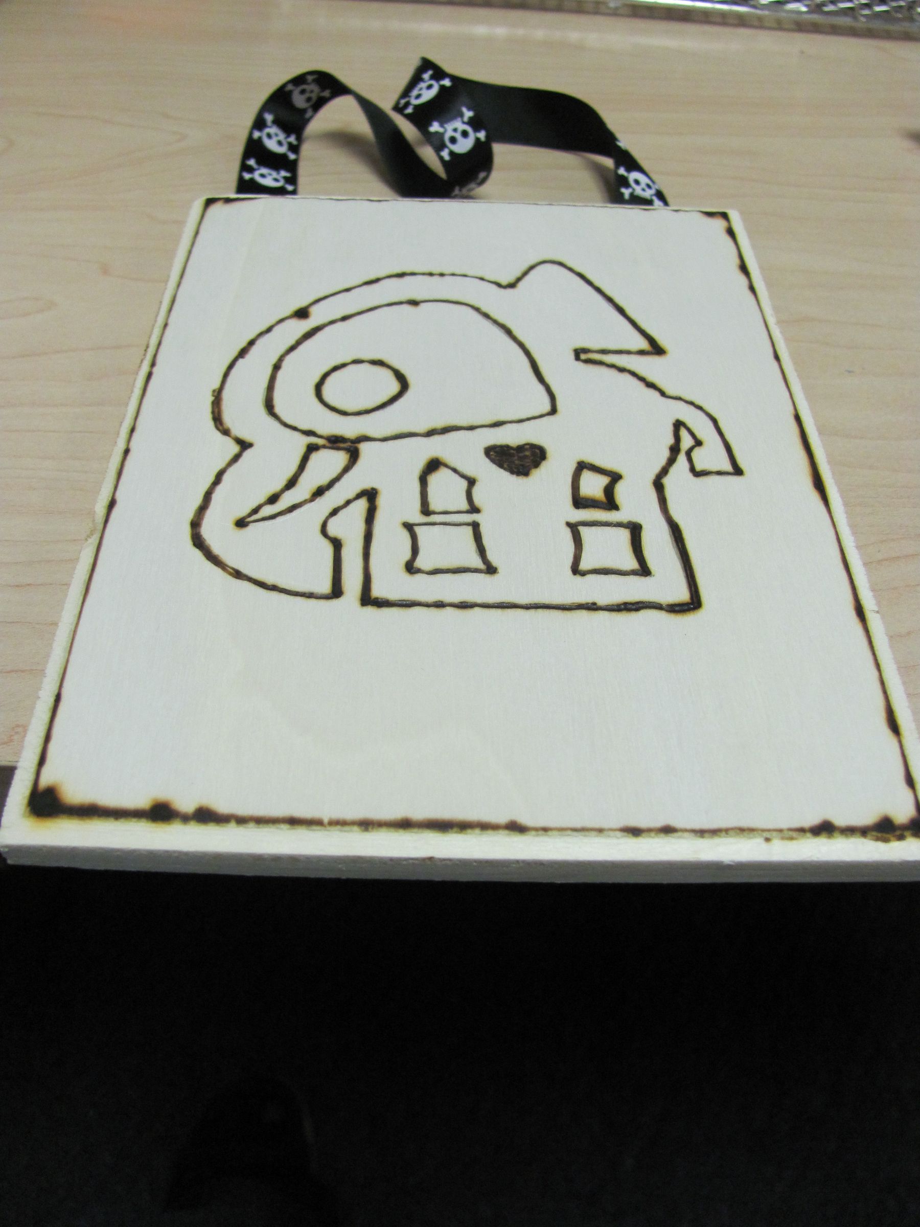 How to Make Wood Burnt Halloween Signs