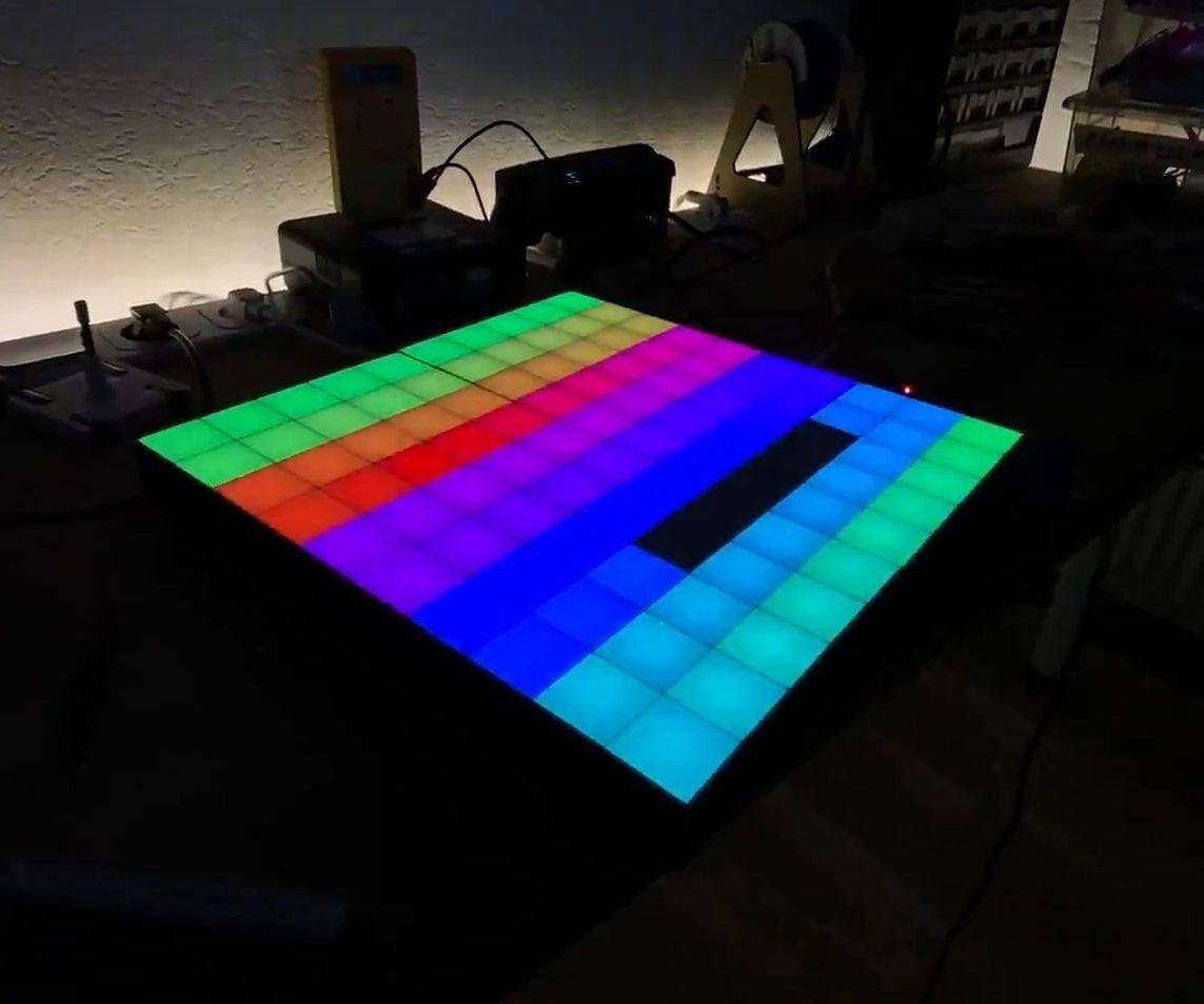 10x10 RGB Matrix (3D-Printed) With Adalight Protocol