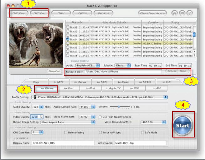 How to Rip DVD Movie John Carter on Mac