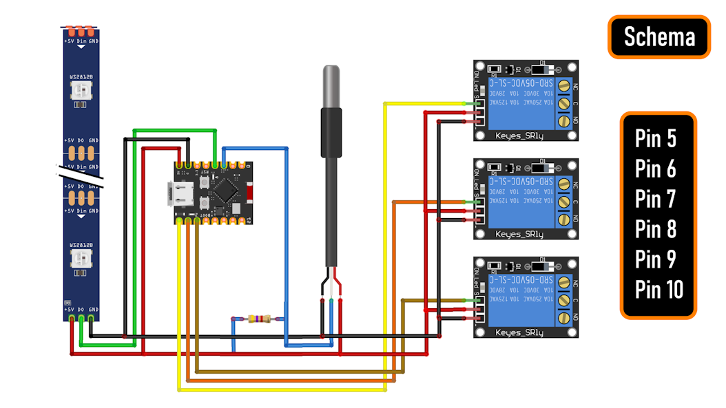 Programmable RGB Thermometer : 7 Steps - Instructables