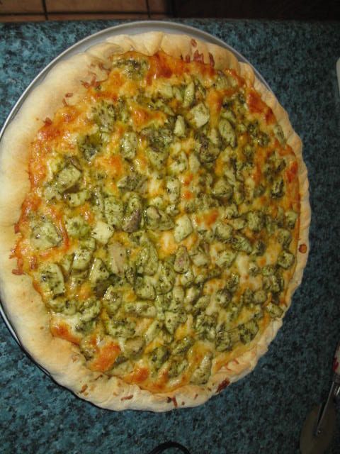 Chicken Pesto Pizza