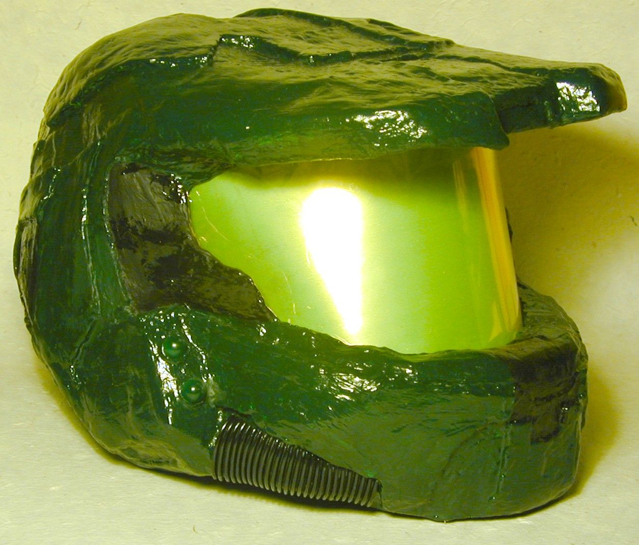 Papier Mache Master Chief Helmet