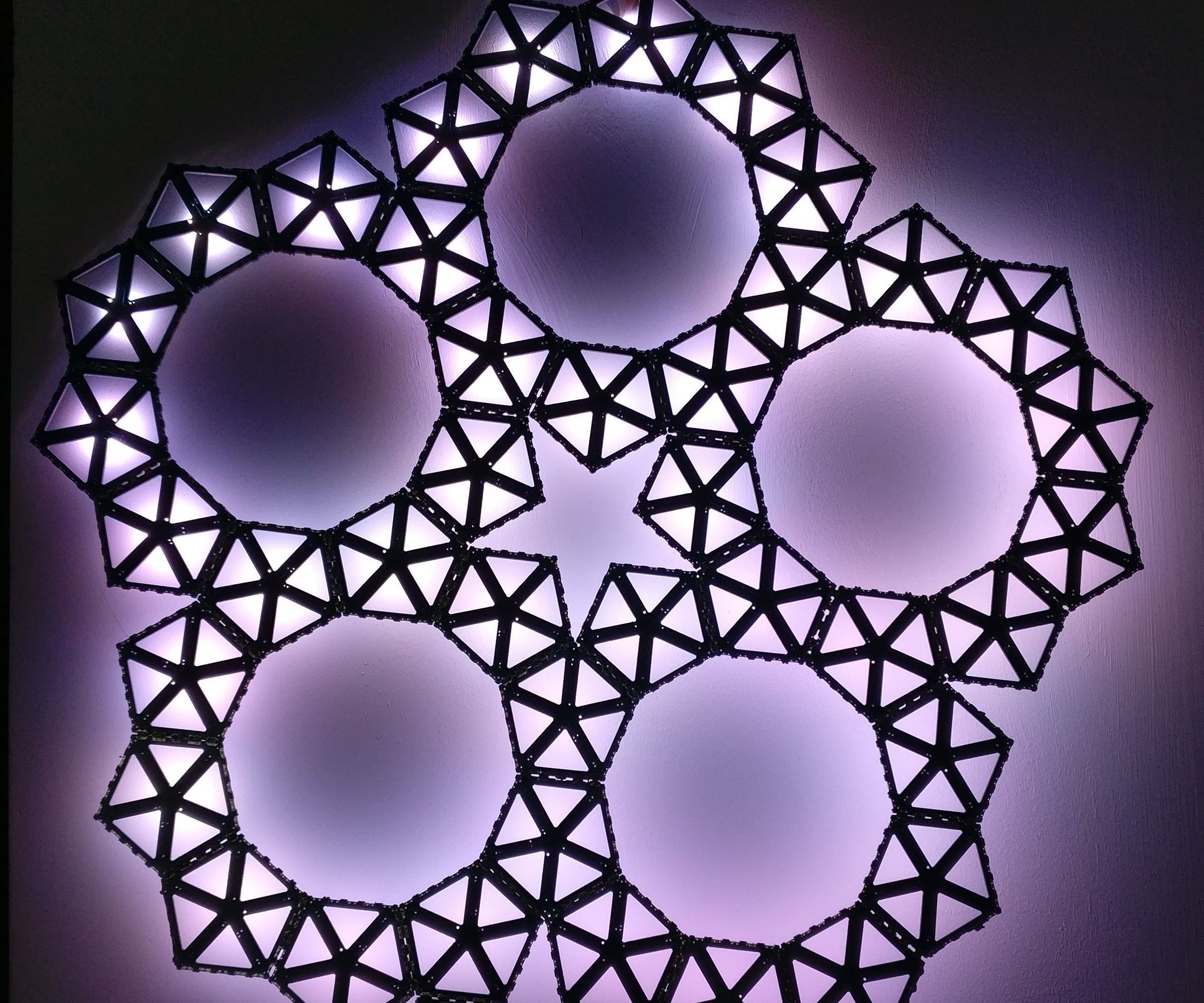 Pentagon LED Sculpture