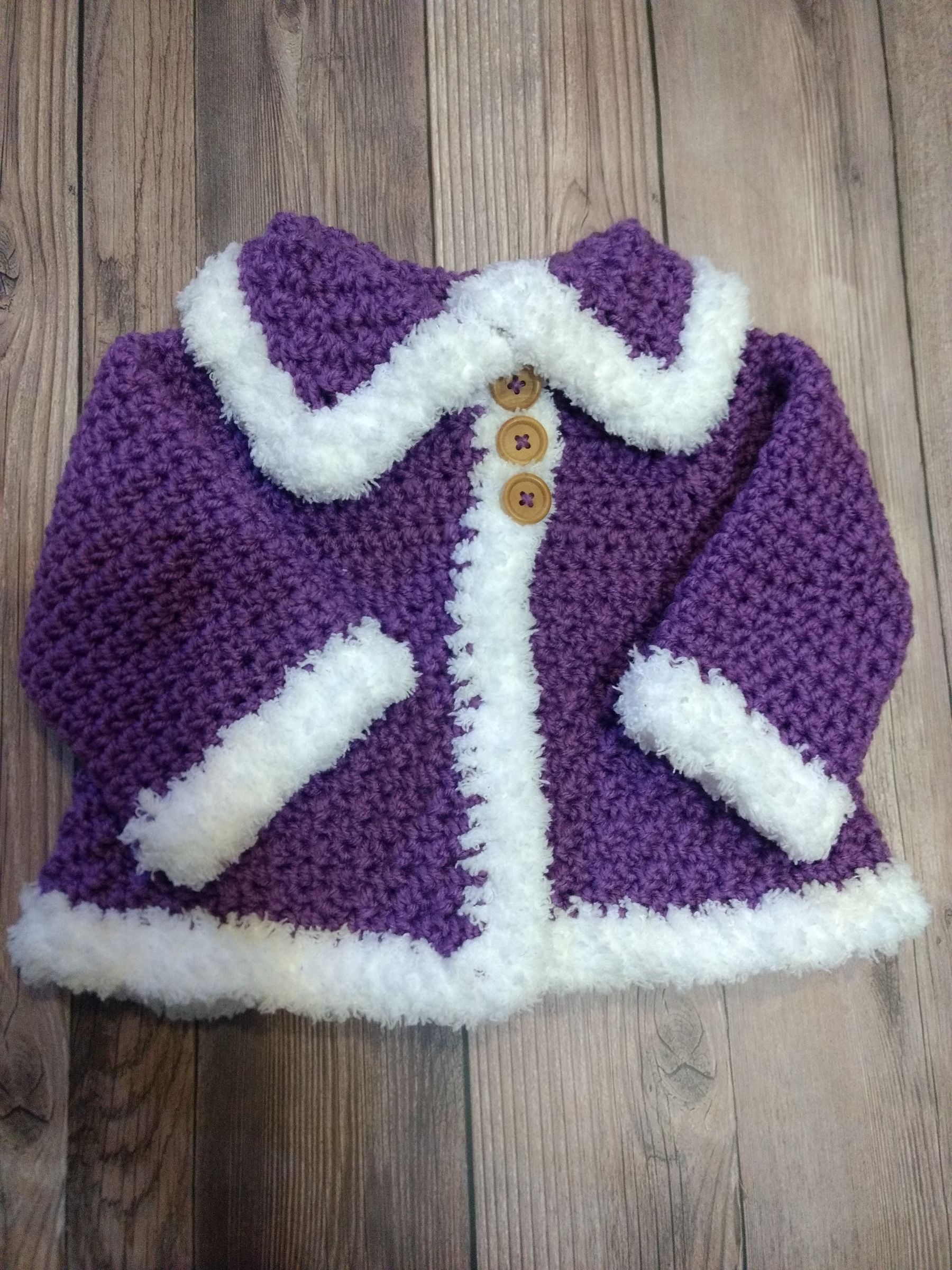 Crochet 69 Month Baby Sweater + Booties Instructables
