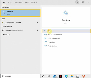 Setting of Volume Shadow Copy