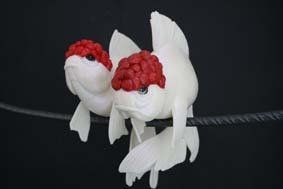 3D realisation of 'Orandas on a Wire' by Ursula Vernon