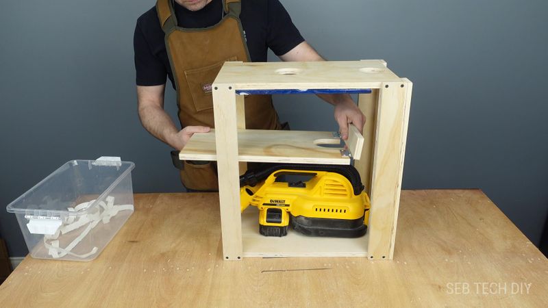 Fixing the Shelf Temporary in Place