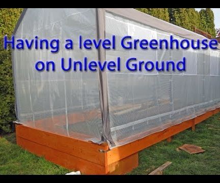 Leveling a Greenhouse