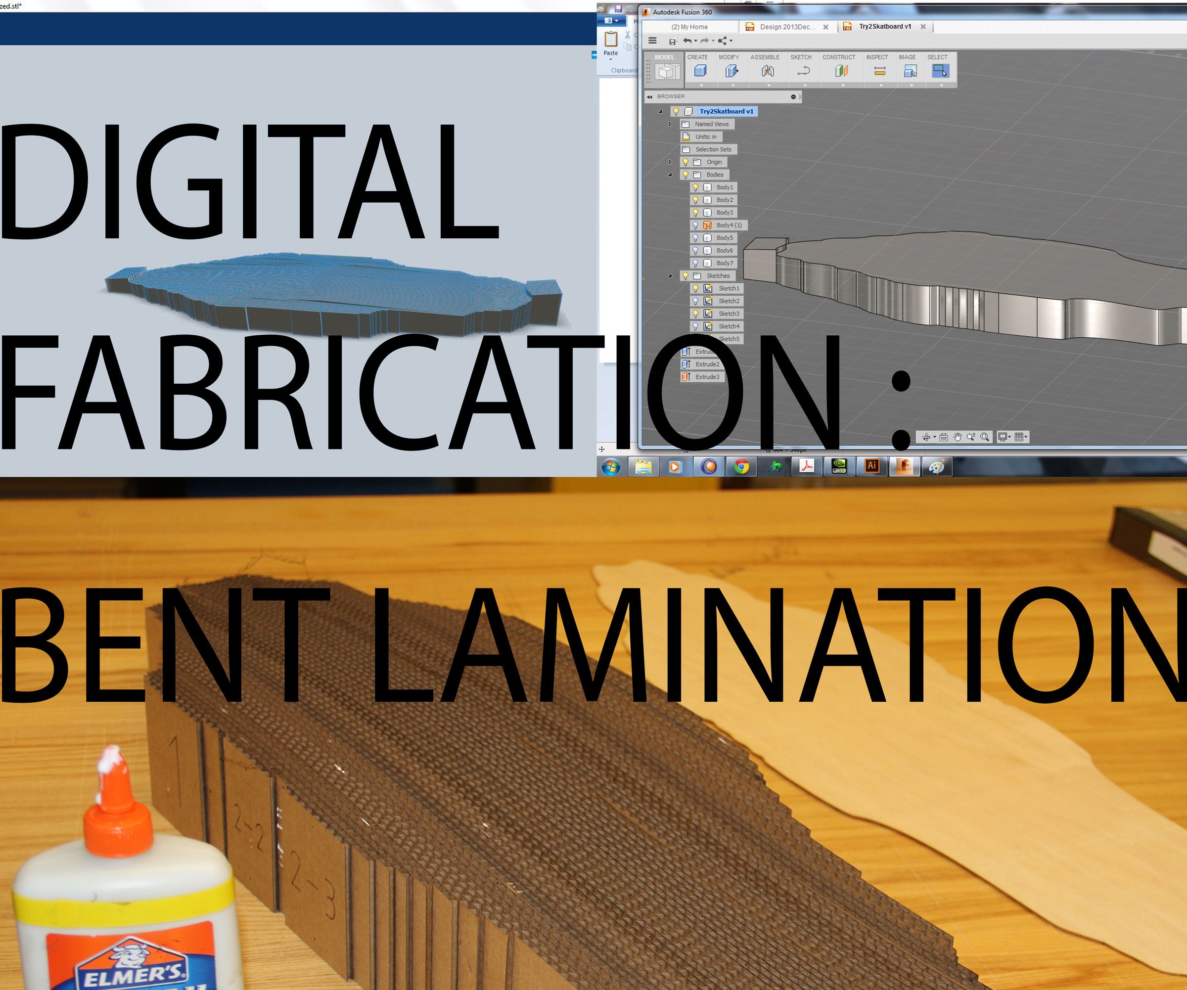 Digital Fabrication : Bent Lamination Mold