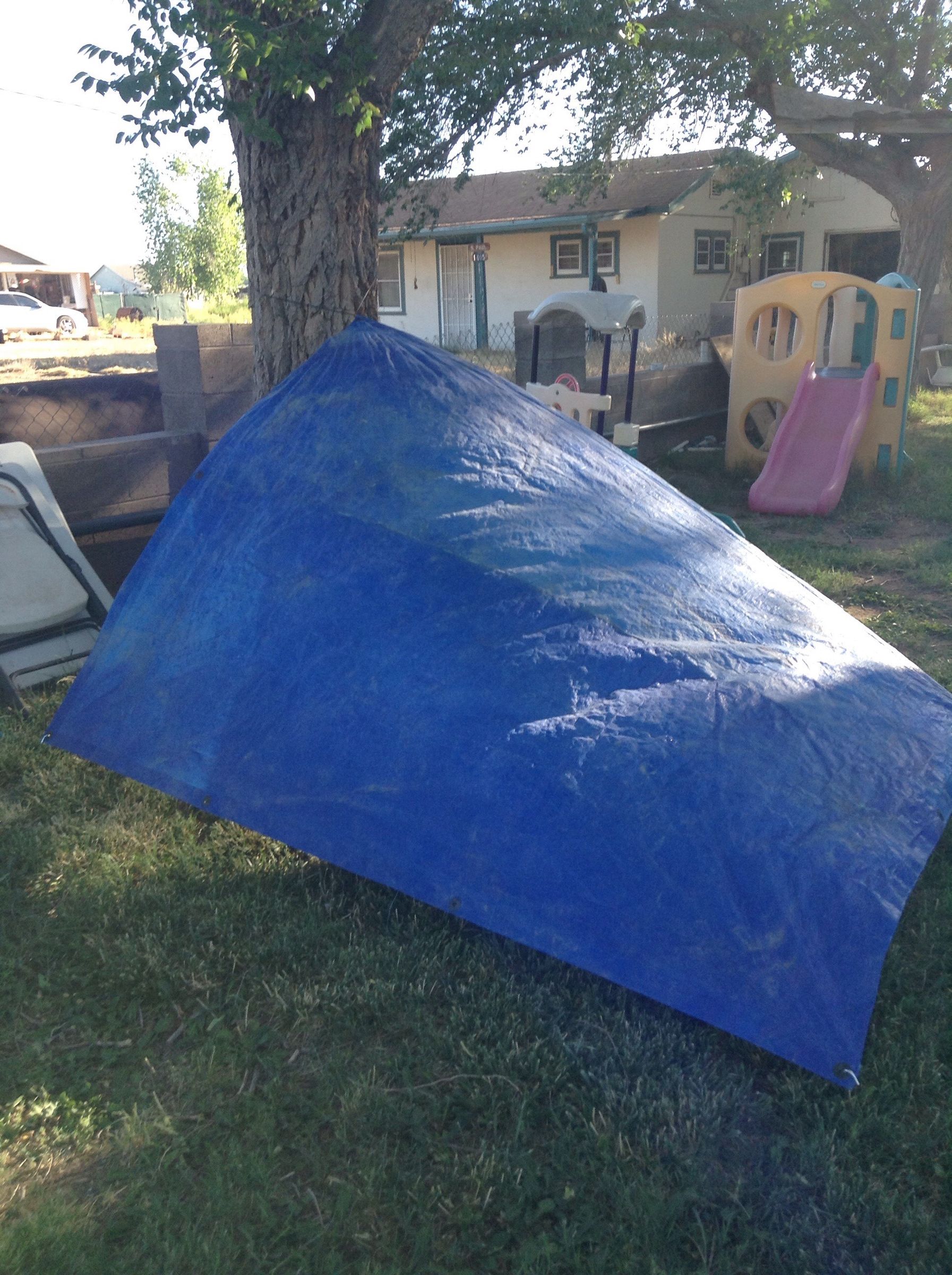 How to Make Tarp Tent/fort Instructables