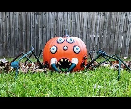 Animated Pumpkin With Motion Sensor