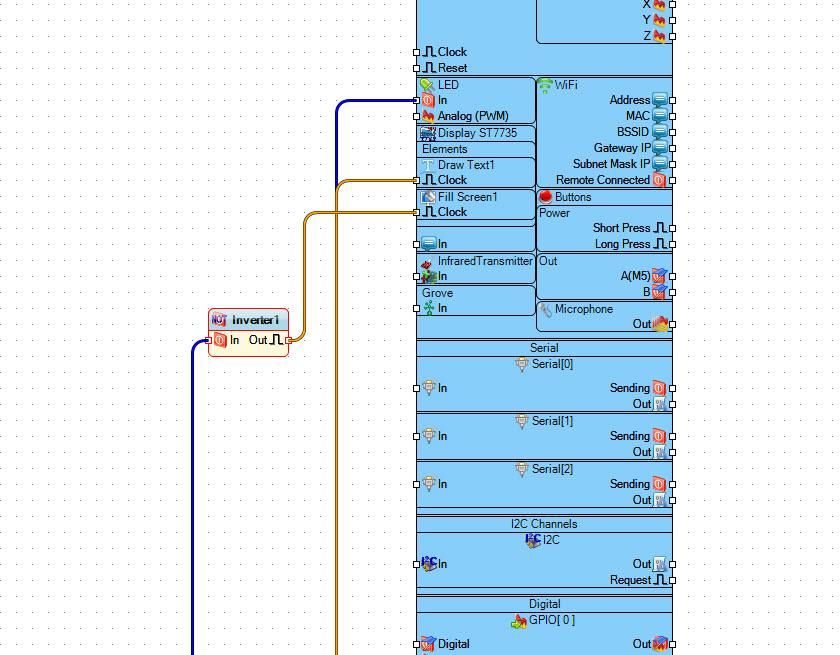 In Visuino Connect Components