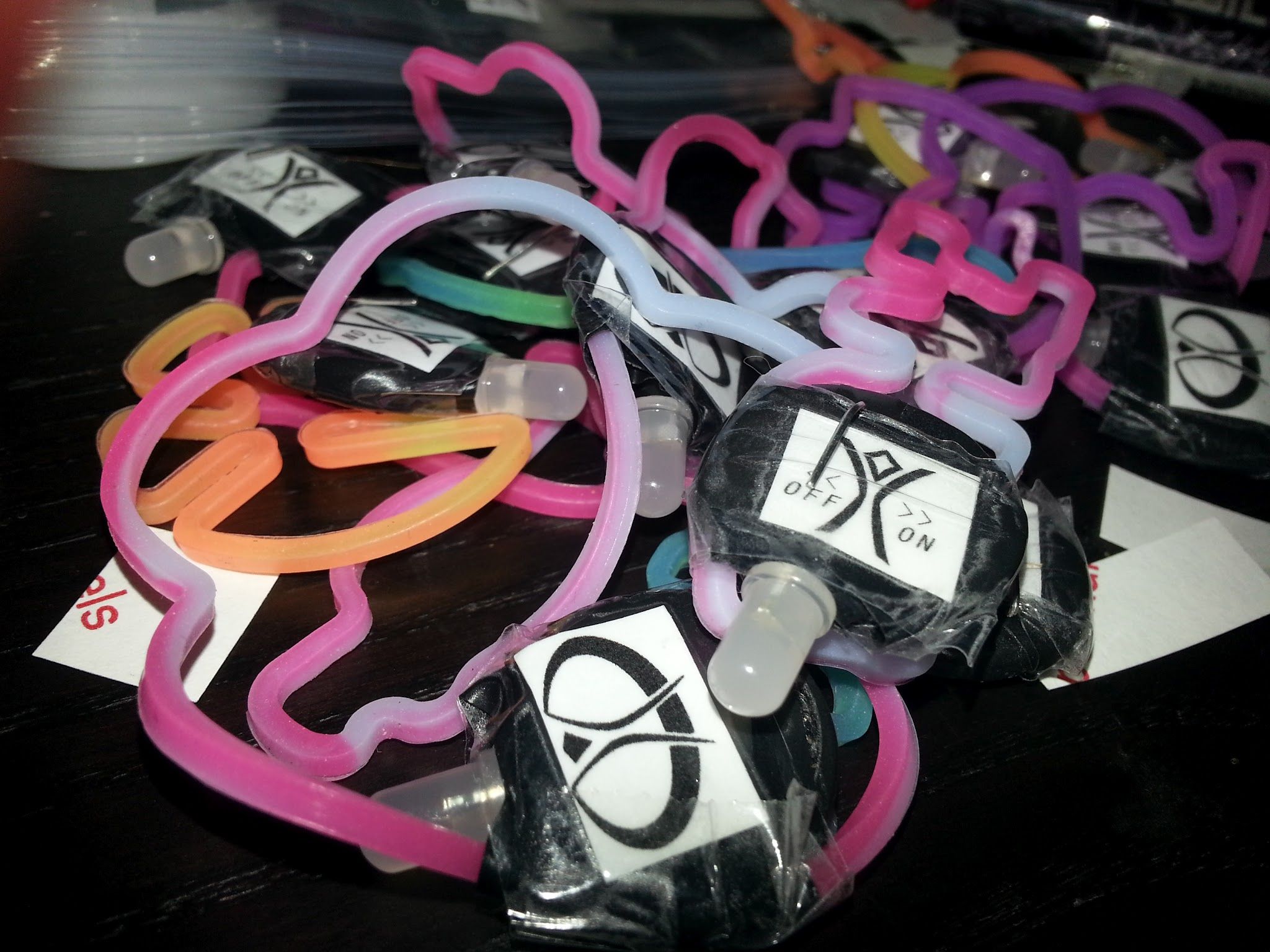 How to Re-Build or BUILD a Silly-Strobe Bracelet! W/On-OFF Switches!