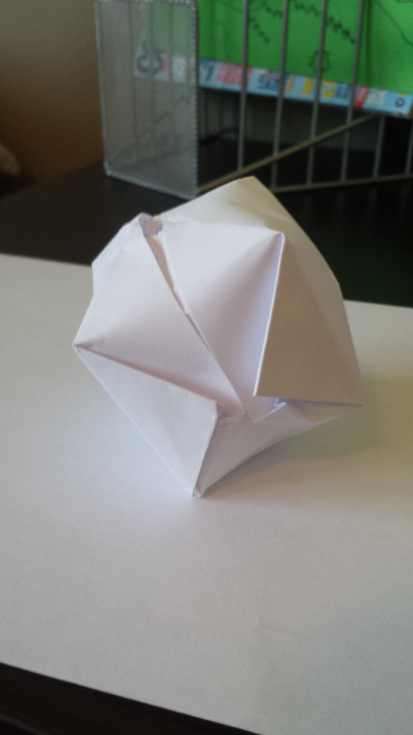 Forming an Origami Balloon