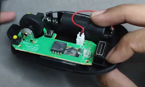 Unscrew and View Mouse Parts