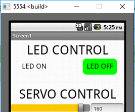 MIT App Inventor Particle Photon Test