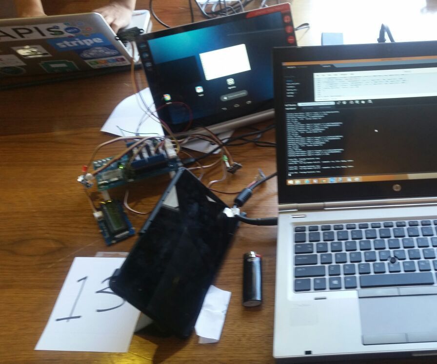 Smart Board : Intel Edison and Salesforce CRM