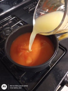 Add Chicken Broth to Saucepan