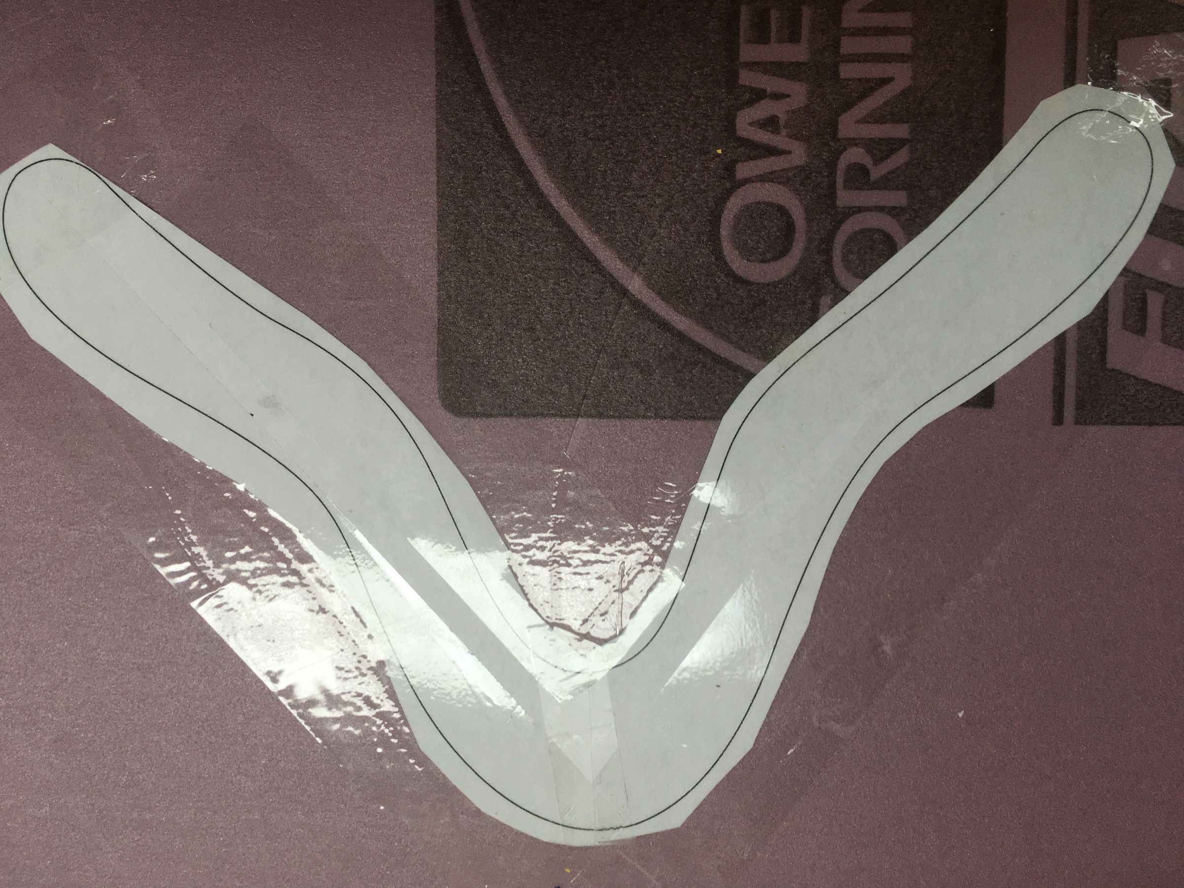 Foam and Tape Boomerang 4 Steps Instructables