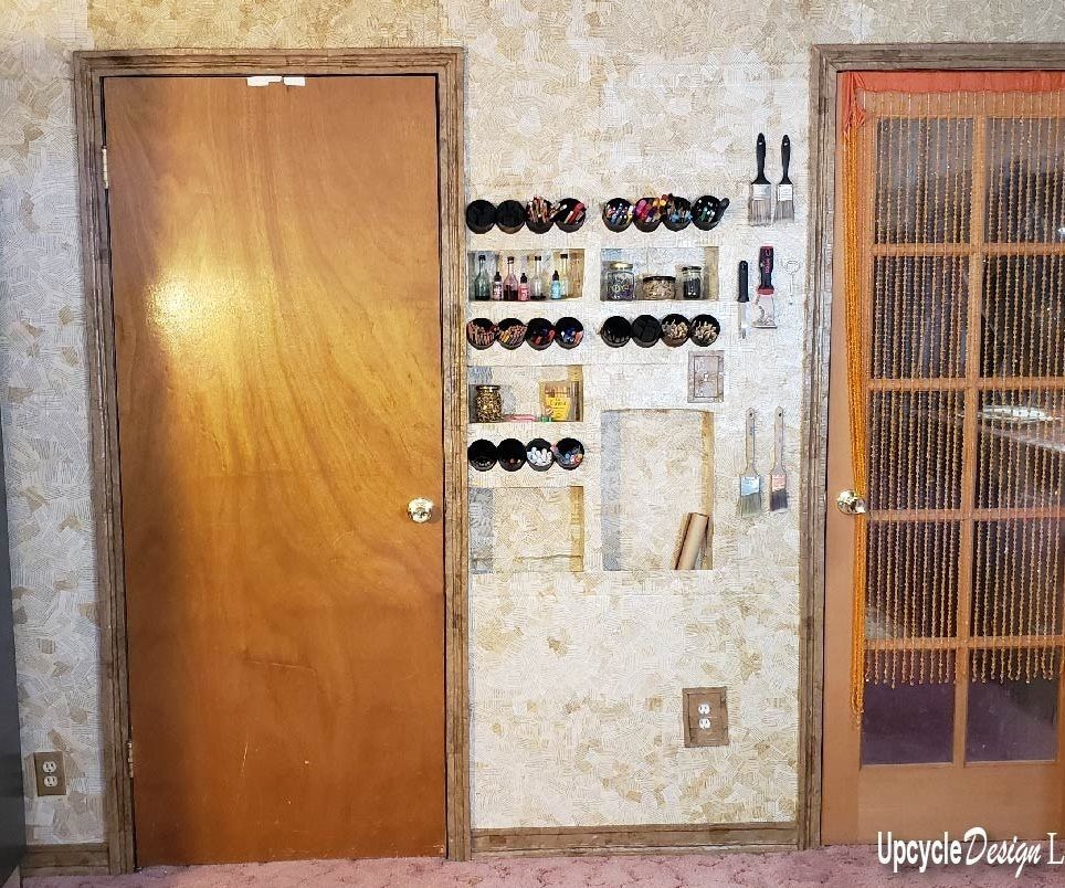 Cardboard Wall, Door Trim and Baseboard